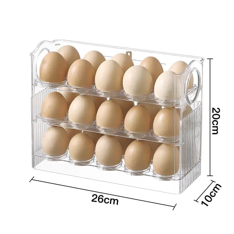 Automatic Flip Egg Storage Box