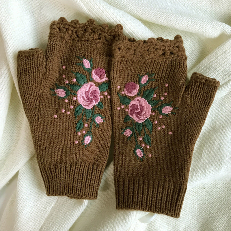 Hand Embroidered Gloves