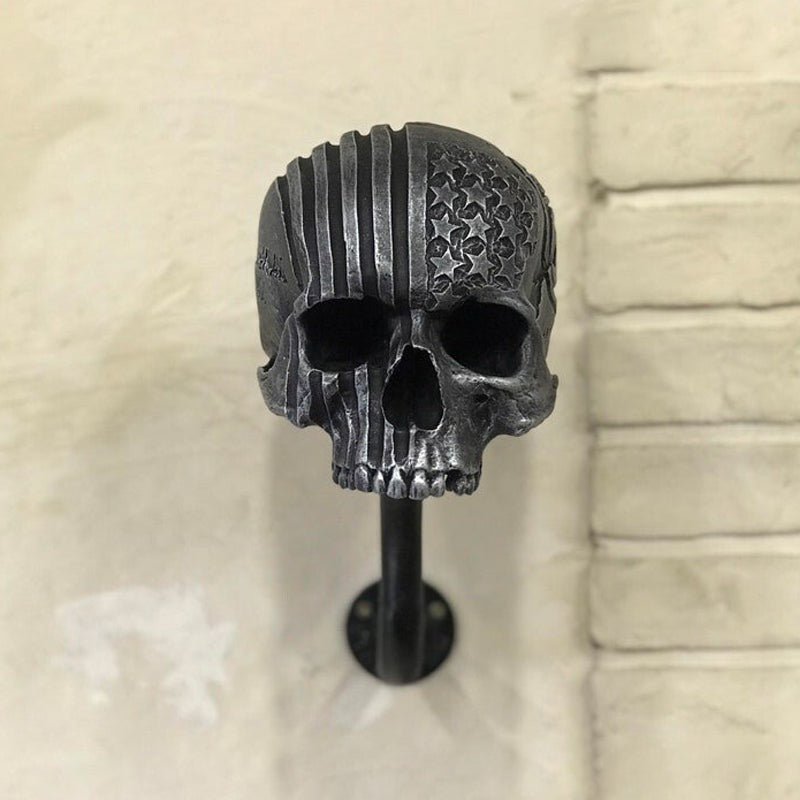 Motorcycle Skull Helmet Holder