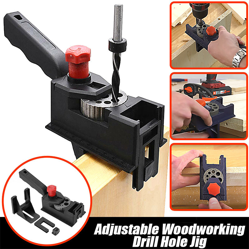 Adjustable Woodworking Drill Hole Set