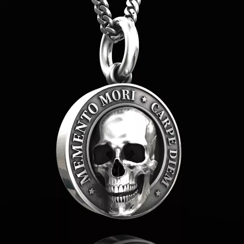 Memento Mori Skull Pendant