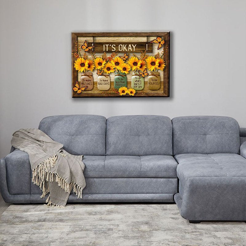 🌻Butterfly Sunflowers Wall Art🦋