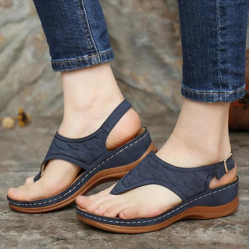 Women's Wedge Flip Flop Sandals