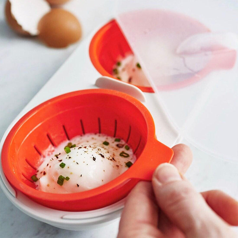 Portable egg cooker for microwave