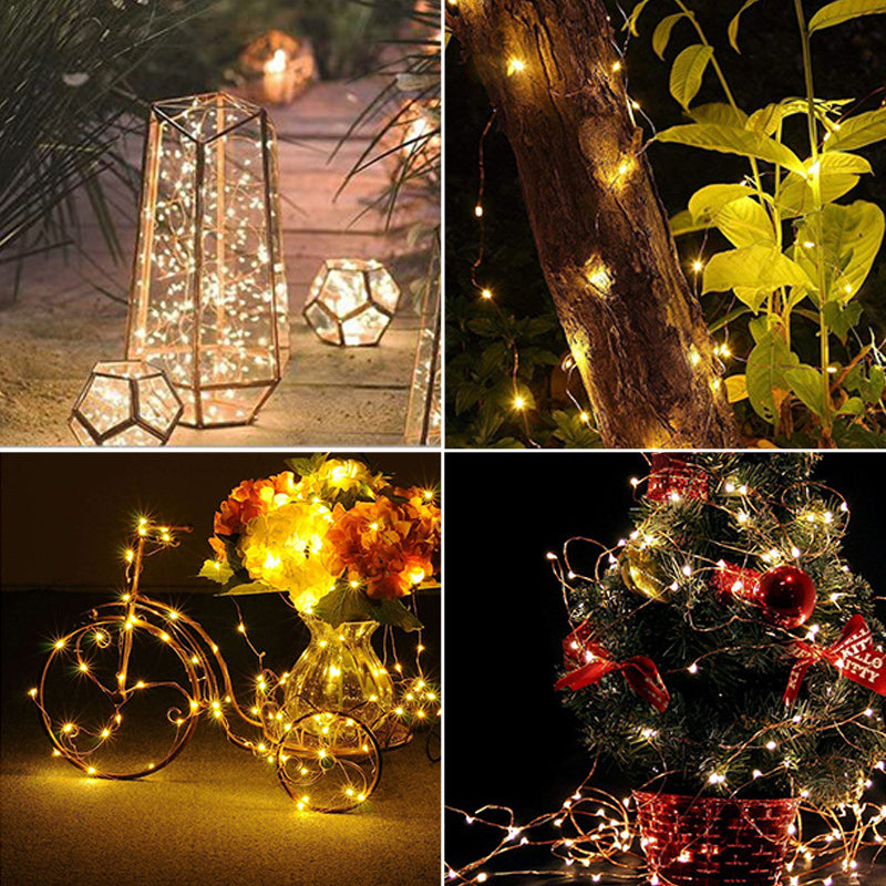 Christmas USB remote control copper wire light string