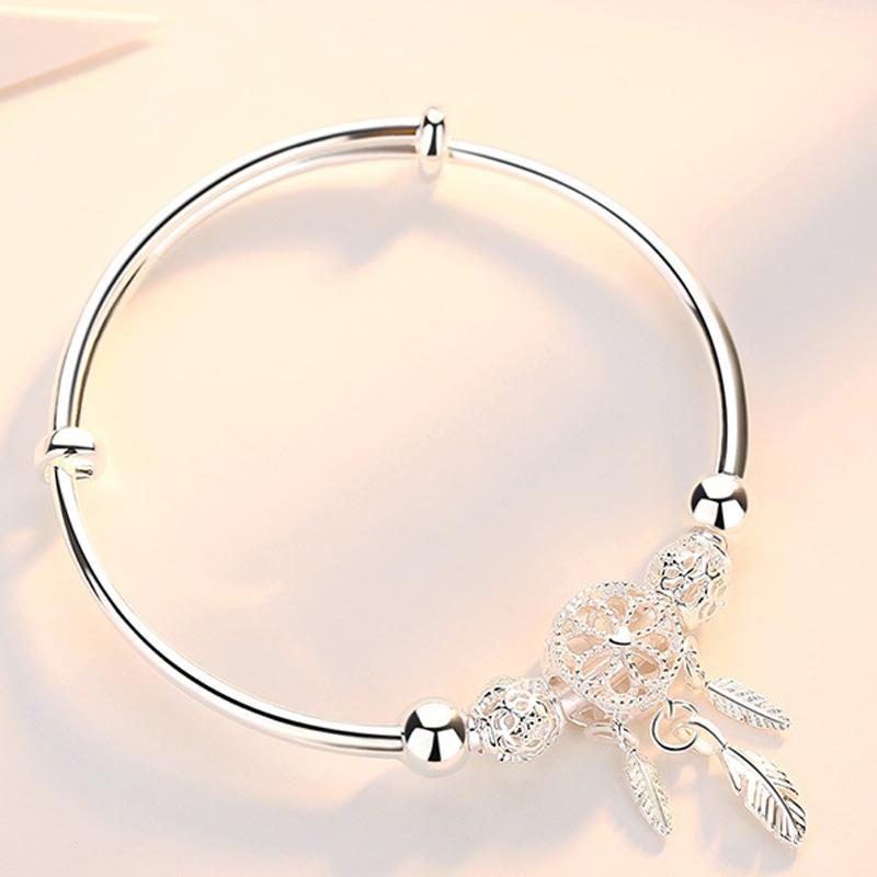 Dreamcatcher Feather Charm Bracelet