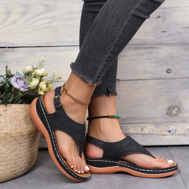Women's Wedge Flip Flop Sandals