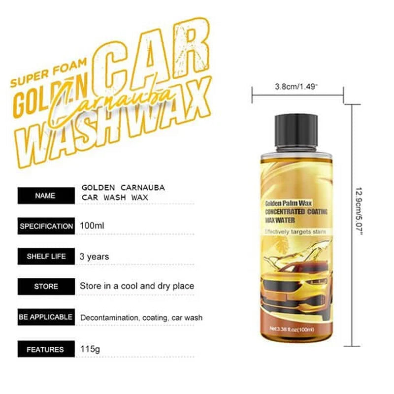 Golden Carnauba Car Wash Wax