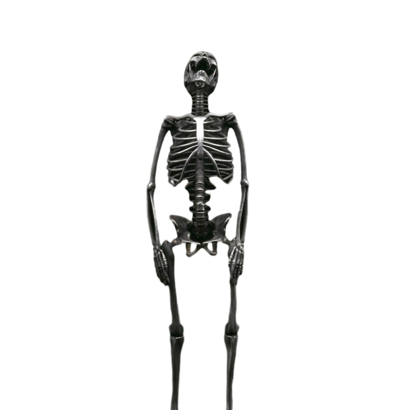 Full Body Silver Skeleton Pendant